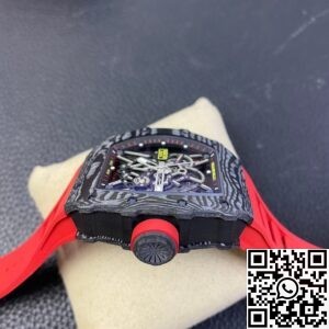 ZF Factory Best Richard Mille RM35-02 V3 Red Rubber Strap Replica