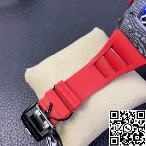 ZF Factory Best Richard Mille RM35-02 V3 Red Rubber Strap Replica