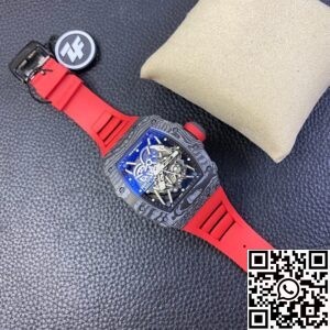 ZF Factory Best Richard Mille RM35-02 V3 Red Rubber Strap Replica