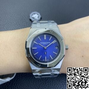 ZF Factory Replica Audemars Piguet Royal Oak 15202 Smoked Blue Dial Watch