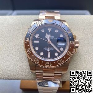 Clean Factory Rolex GMT Master II M126715CHNR-0001 Rose Gold