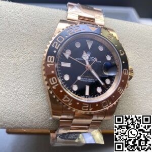 Clean Factory Rolex GMT Master II M126715CHNR-0001 Rose Gold