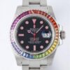 Customized Rolex Submariner Rainbow Circle Diamond Dial