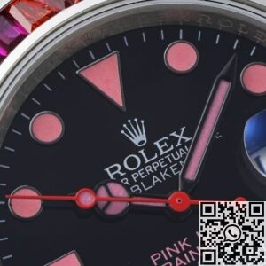 Customized Rolex Submariner Rainbow Circle Diamond Dial
