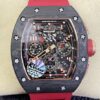 KV Factory Replica Richard Mille Watches RM011 Rubber Strap Watch