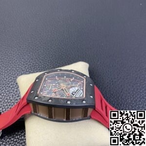 KV Factory Replica Richard Mille Watches RM011 Rubber Strap Watch