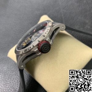 JB Factory Replica Roger Dubuis Excalibur RDDBEX0622 Tourbillon Red Skeleton Dial