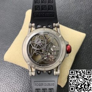 JB Factory Replica Roger Dubuis Excalibur RDDBEX0622 Tourbillon Red Skeleton Dial