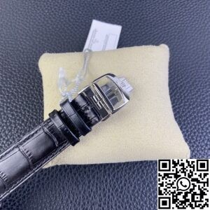 ZF Factory Replica Jaeger-LeCoultre Master Ultra-Thin 1368420 Silver Dial Black Leather Strap Series