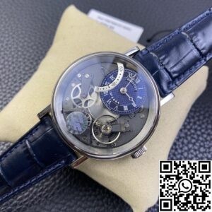 ZF Factory Replica Breguet Tradition 7097BB/GY/9WU 18k White Gold Blue dial Series