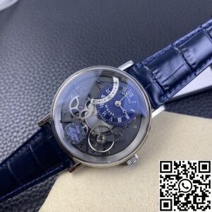 ZF Factory Replica Breguet Tradition 7097BB/GY/9WU 18k White Gold Blue dial Series