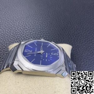 BV Factory Replica Bvlgari Octo Finissimo 103431 Blue Dial