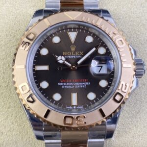 Clean Factory Replica Rolex Yacht Master M126621-0001 Brown Dial Rose Gold Best Version1:1 AAA