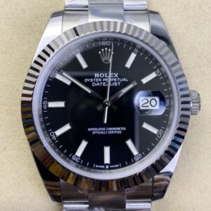 Clean Factory Replica Rolex Datejust M126334-0017 Black Dial Series Size 41mm