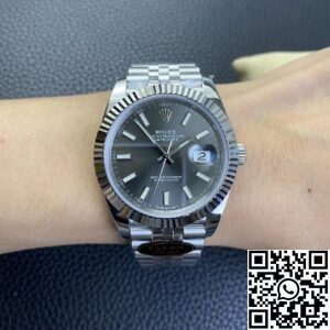 Clean Factory Replica Rolex Datejust M126334-0014 Grey Dial Series Size 41mm