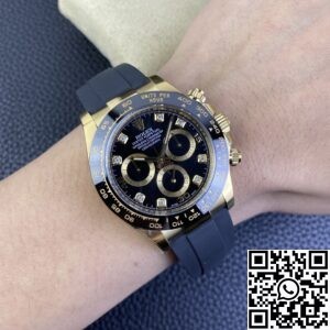 Clean Factory Replica Rolex Cosmograph Daytona Replica Watches M116518LN-0078 Rubber Strap Series