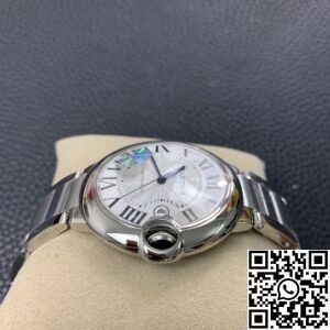 AF Factory Replica Cartier Bleu Balloons W69012Z4 White Plate Size 42mm