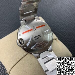 AF Factory Replica Cartier Bleu Balloons W69012Z4 White Plate Size 42mm