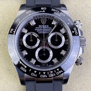 Clean Factory Replica Rolex Cosmograph Daytona M116519LN-0025 Black Dial Series