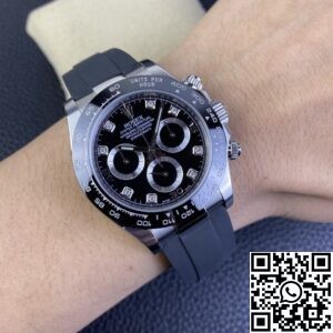 Clean Factory Replica Rolex Cosmograph Daytona M116519LN-0025 Black Dial Series