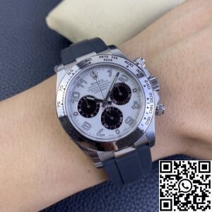 Clean Factory Replica Rolex Cosmograph Daytona 116519 Silver White Dial Series