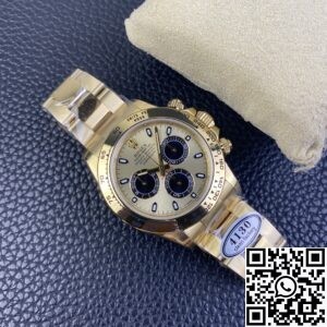 Clean Factory Replica Rolex Cosmograph Daytona M116508-0014 Series Yellow Gold