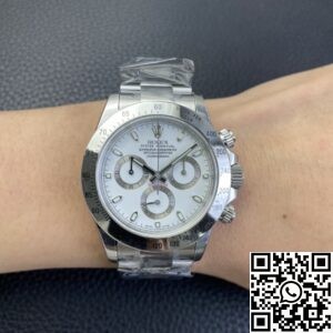 Clean Factory Replica Rolex Cosmograph Daytona 116520-78590 Series White Dial
