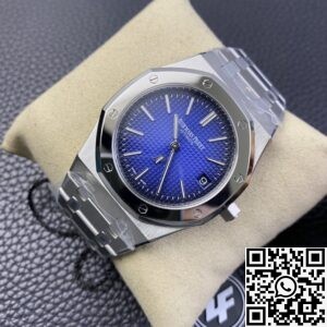 ZF Factory Replica Audemars Piguet Royal Oak 15202 Smoked Blue Dial Watch