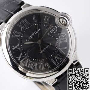 AF Factory Replica Ballon Bleu De Cartier WSBB0003 Black Dial Size 42mm