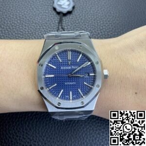 ZF Factory Replica Audemars Piguet Royal Oak 15400ST.OO.1220ST.03 Version Blue Dial Series