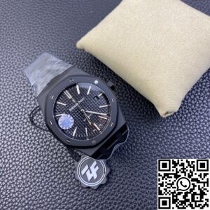 ZF Factory Replica Audemars Piguet Royal Oak 15400 DLC Version Black Dial Series