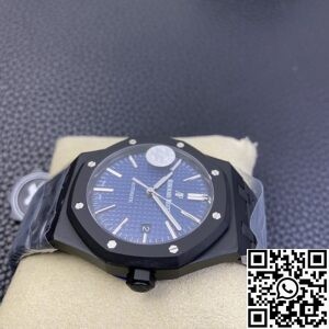 ZF Factory Replica Audemars Piguet Royal Oak 15400 DLC Version Blue Dial Series