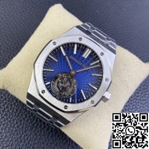 R8 Factory Replica Audemars Piguet Royal Oak 26530ST.OO.1220ST.01 Tourbillon Series Blue Dial
