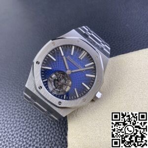 R8 Factory Replica Audemars Piguet Royal Oak 26530ST.OO.1220ST.01 Tourbillon Series Blue Dial