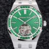 R8 Factory Replica Audemars Piguet Royal Oak 26532IC.EE.1220TI.01 Tourbillon Series Green Dial