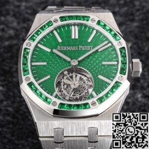 R8 Factory Replica Audemars Piguet Royal Oak 26532IC.EE.1220TI.01 Tourbillon Series Green Dial