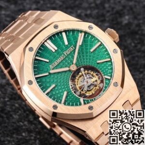 R8 Factory Replica Audemars Piguet Royal Oak 26533OR.OO.1220OR.01 Tourbillon Series Rose Gold Dial