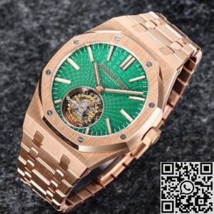 R8 Factory Replica Audemars Piguet Royal Oak 26533OR.OO.1220OR.01 Tourbillon Series Rose Gold Dial