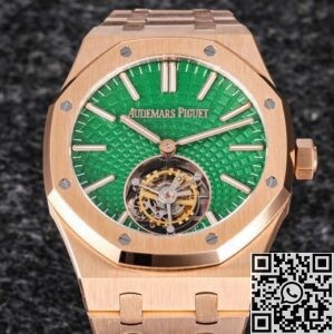 R8 Factory Replica Audemars Piguet Royal Oak 26533OR.OO.1220OR.01 Tourbillon Series Rose Gold Dial