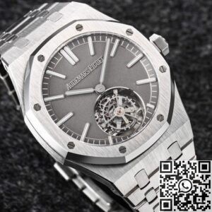 R8 Factory Replica Audemars Piguet Royal Oak 26530TI.OO.1220TI.01 Tourbillon Series Grey Dial