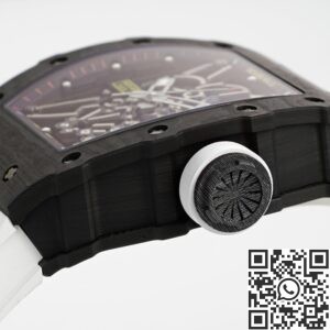 ZF Factory Replica Richard Mille RM35-02 Series V3 White Rubber Strap