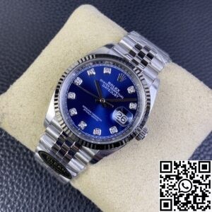 Clean Factory Replica Rolex Datejust m126234-0037 Blue Diamond Dial