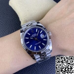Clean Factory Replica Rolex Datejust M126334-0031 Bright Blue Dial