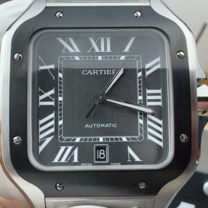BV Factory Cartier Santos WSSA0037 Grey Dial