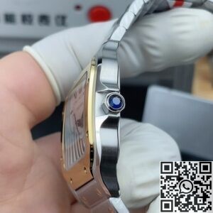 BV Factory Cartier Santos W2SA0016 White Dial