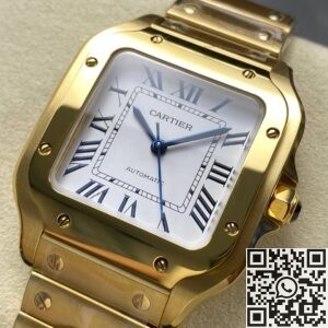 BV Factory Cartier Santos WGSA0030 Gold Watch Case