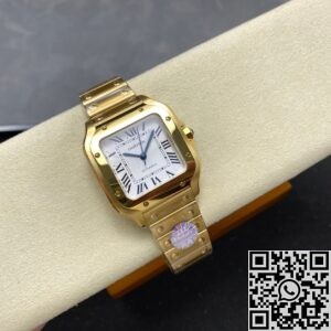 BV Factory Cartier Santos WGSA0030 Gold Watch Case