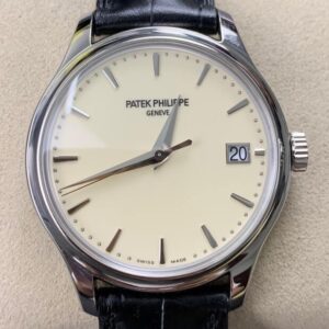 ZF Factory Fake Patek Philippe Calatrava 5227G-001 White Dial