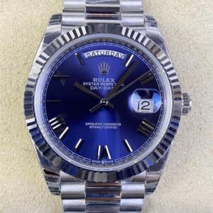 EW Factory Replica Rolex Day Date M228236-0007 Blue Dial Series