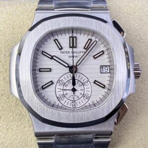 PPF Factory Replica Patek Philippe Nautilus 5980/1A-019 Series White Dial